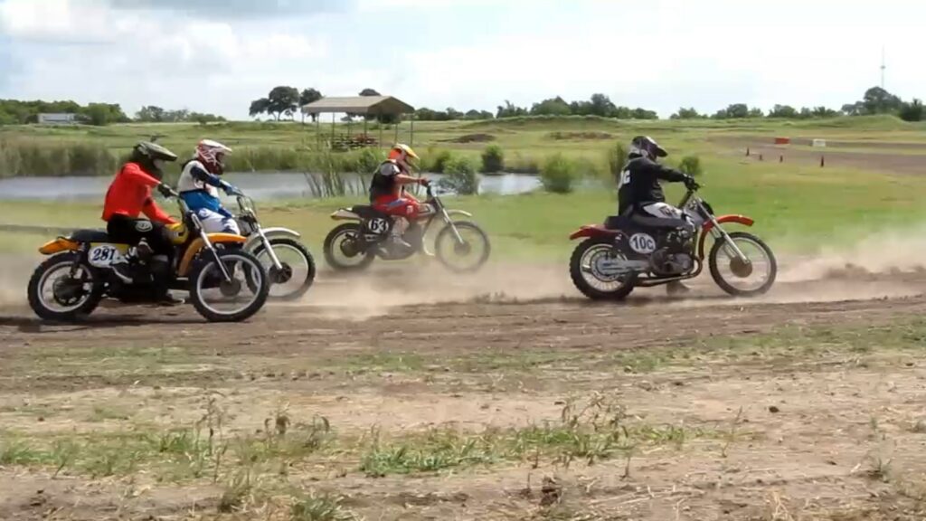 Motocross Riders on Track - Waco Eagles MX Park Waco Texas