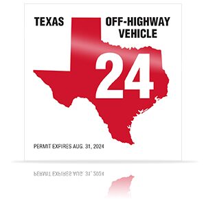 Texas Off-Highway Permit Logo - Waco Eagles MX Park